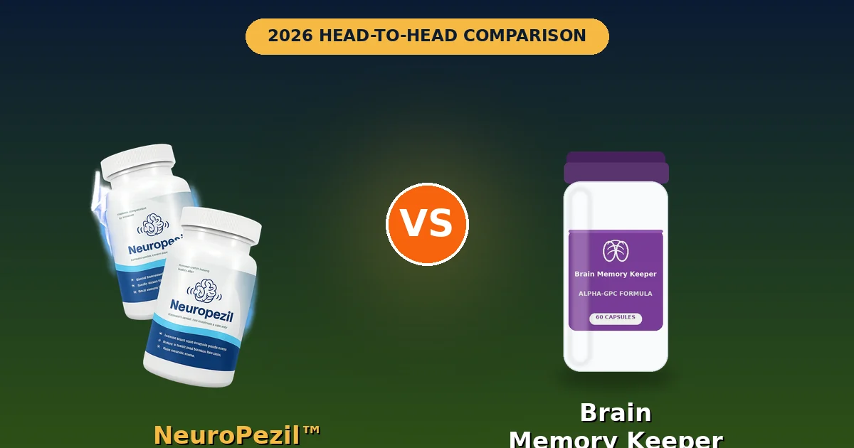 NeuroPezil versus Brain Memory Keeper comparison