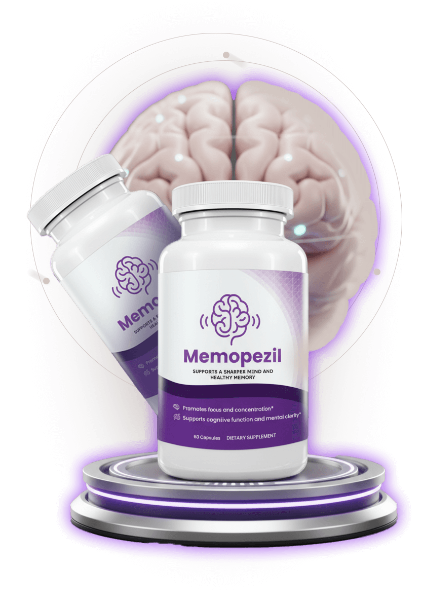 Memo-Pezil Supplement Bottle